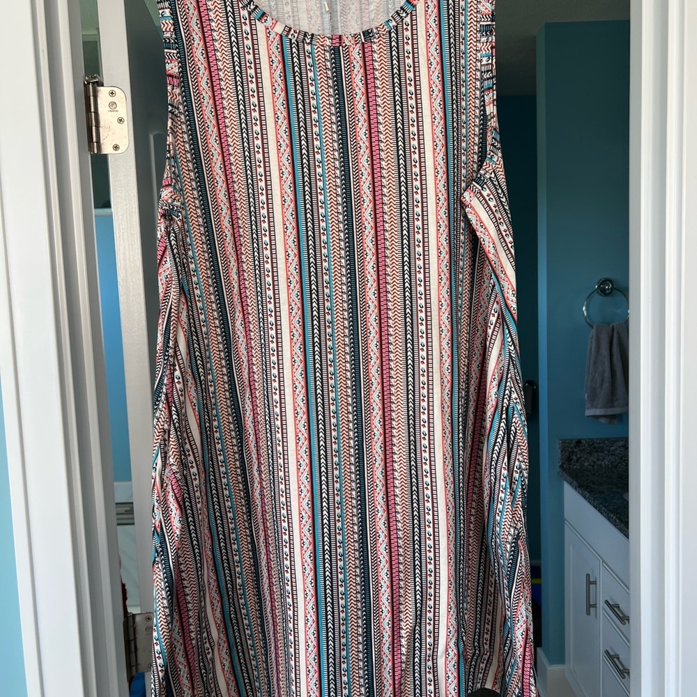 Striped Sleeveless Dress